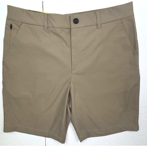 32 Degrees Cool Mens Size 32 Tan Twill Tech Classic Shorts Pants Golf Casual - Picture 2 of 9